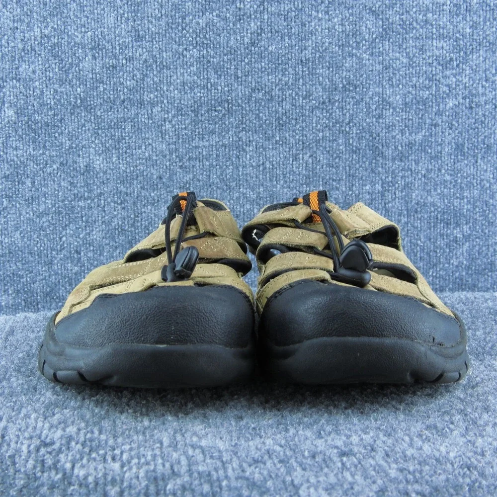 Alpine Design  Men Fisherman Sandals Brown Leather Drawstring Size 9‎ Medium